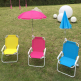 wholesale children baby kids clip on clamp foldable picnic outdoor fishing sun shade folding beach chair with umbrella