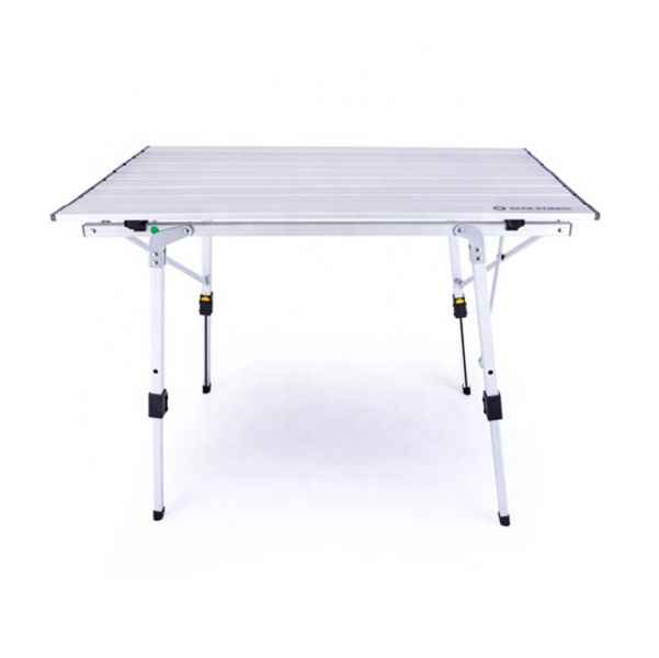 japanese white modern offer camping foldable lightweight metal roll folding adjustable height table de camping with carry bag