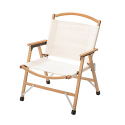 low foldable beige outdoor rest lightweight comfort wood armrest camping beach chair