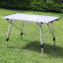 japanese white modern offer camping foldable lightweight metal roll folding adjustable height table de camping with carry bag