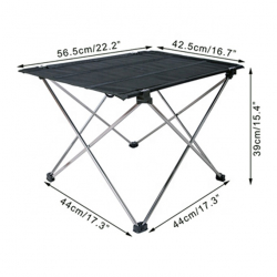 easy carry ultralight foldable fabric oxford cloth portable outdoor beach hiking aluminum folding table camping and picnic