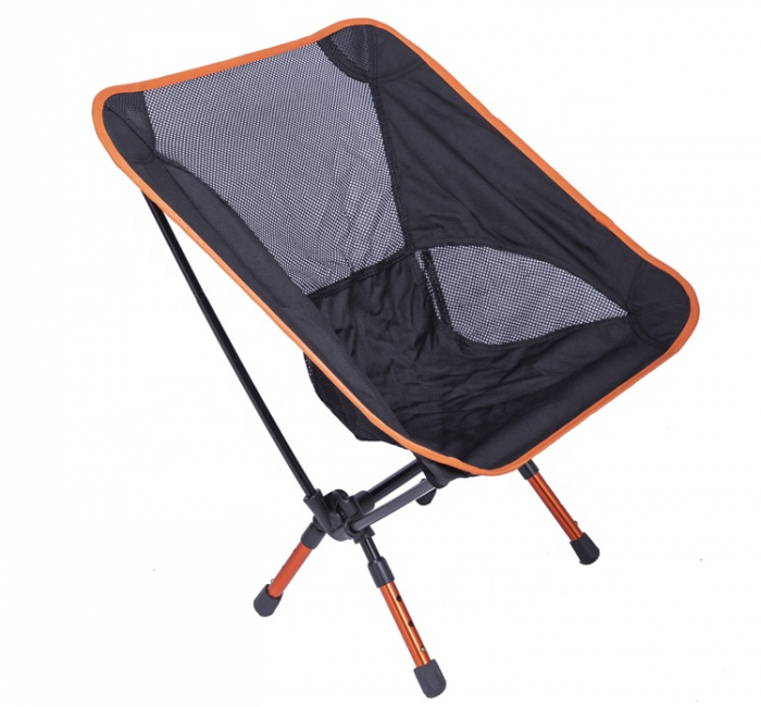 600D foldable cheap telescopic system beach aluminum folding height adjustable height camping chair for hiking