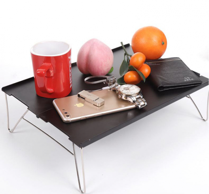 smart small metal frame folding tea coffee picnic mini caravan alu lightweight aluminum camping table