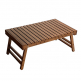 wholesale high quality campers leisure portable foldable a solid wood beech folding outdoor camping table with carry bag