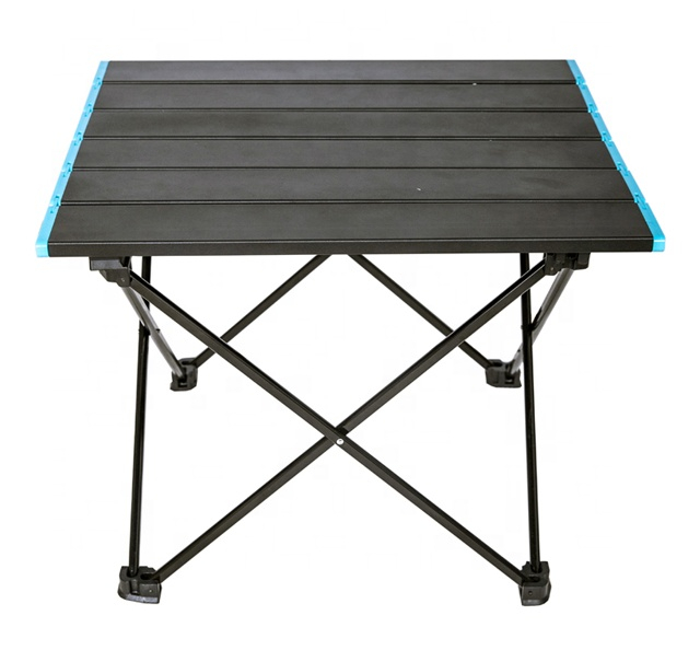 small low profile aluminum lightweight portable outdoors folding camping beach picnic table
