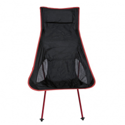 UK black durable backrest high back aluminium beach lightweight foldable backpack ultralight folding outdoor camping chair