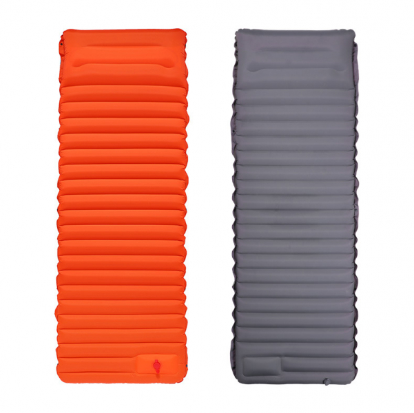 good high quality foldable inflatable tpu foot pump ultralight 10cm hiking backpacking lightweight ultralight air sleeping pad