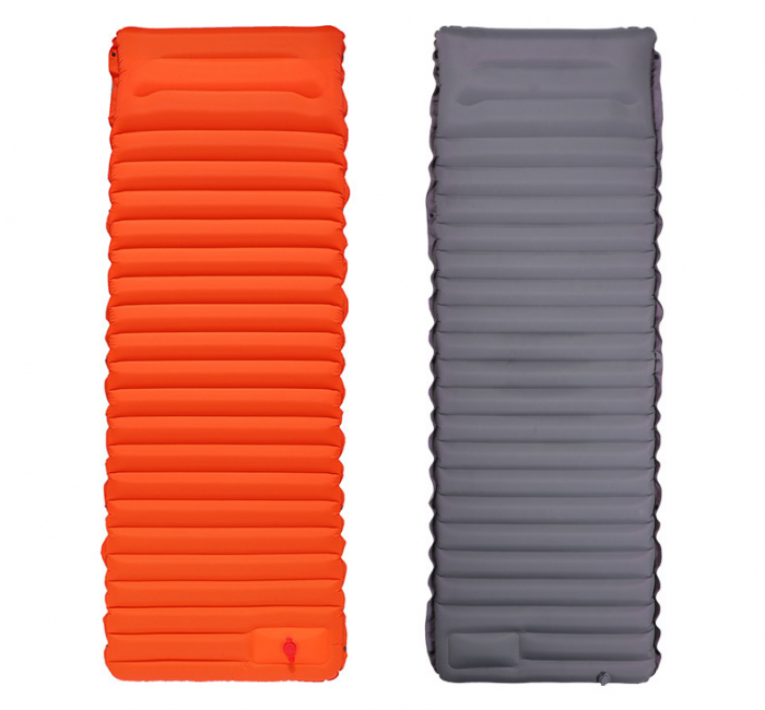 good high quality foldable inflatable tpu foot pump ultralight 10cm hiking backpacking lightweight ultralight air sleeping pad