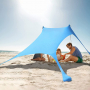 hot sale uv protection ultralight umbrella portable outdoor sunroof beach tent sun shade shelter with sandbag