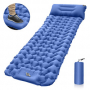 nylon 40d tpu thick foot press tent air folding waterproof ultralight inflatable sleeping mats with pillow