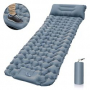 nylon 40d tpu thick foot press tent air folding waterproof ultralight inflatable sleeping mats with pillow