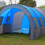 hot sale large 5-8 person portable outdoor family glamping camping tunnel tent