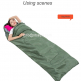 custom lightweight waterproof camping compact cotton -10 wholesale outdoor sleeping bag with pillow for adults