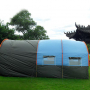 hot sale large 5-8 person portable outdoor family glamping camping tunnel tent