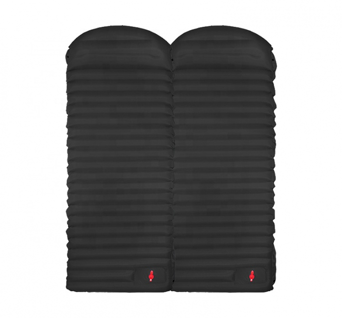 thick spiceable air pad adults inflatable folding outdoor camping sleeping mat with pillow