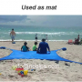 hot sale uv protection ultralight umbrella portable outdoor sunroof beach tent sun shade shelter with sandbag