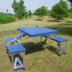 portable suitcase folding picnic table with 4 seats